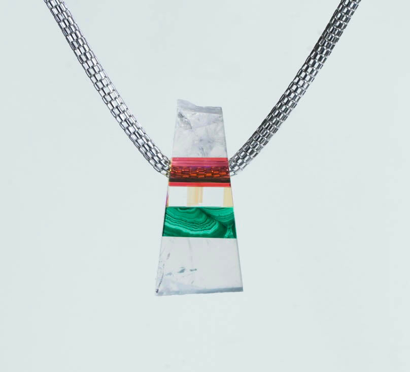 Glass and Stone Pendants By Dan Barto