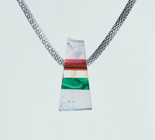 Glass and Stone Pendants By Dan Barto