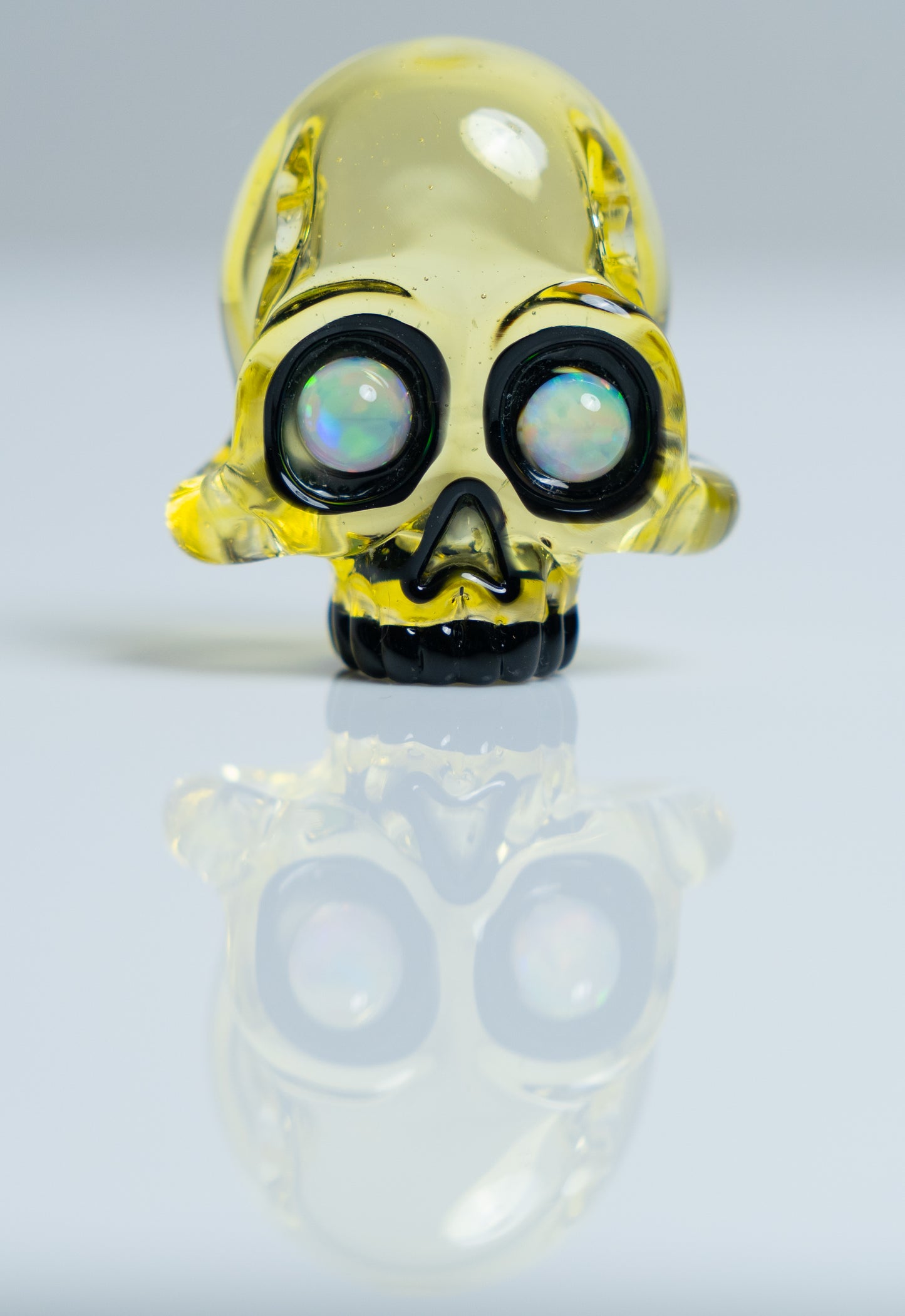 AKM Opal Eye Skull Pendant