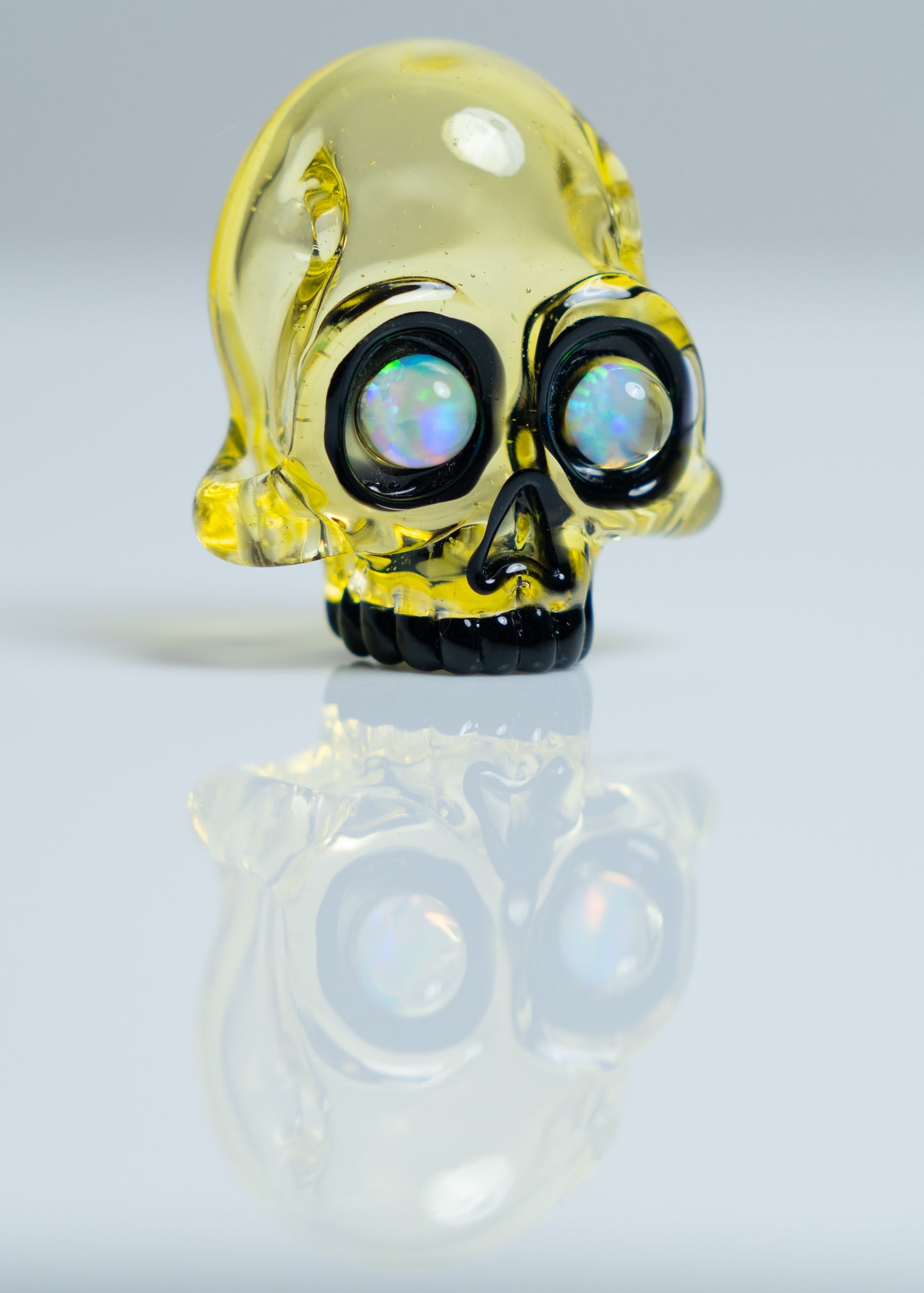 AKM Opal Eye Skull Pendant