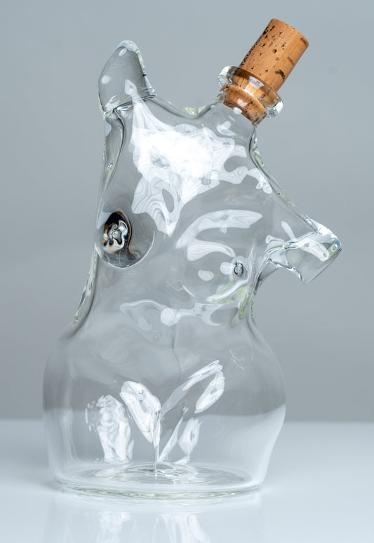 Large "Fertility Goddess" Wine Decanter