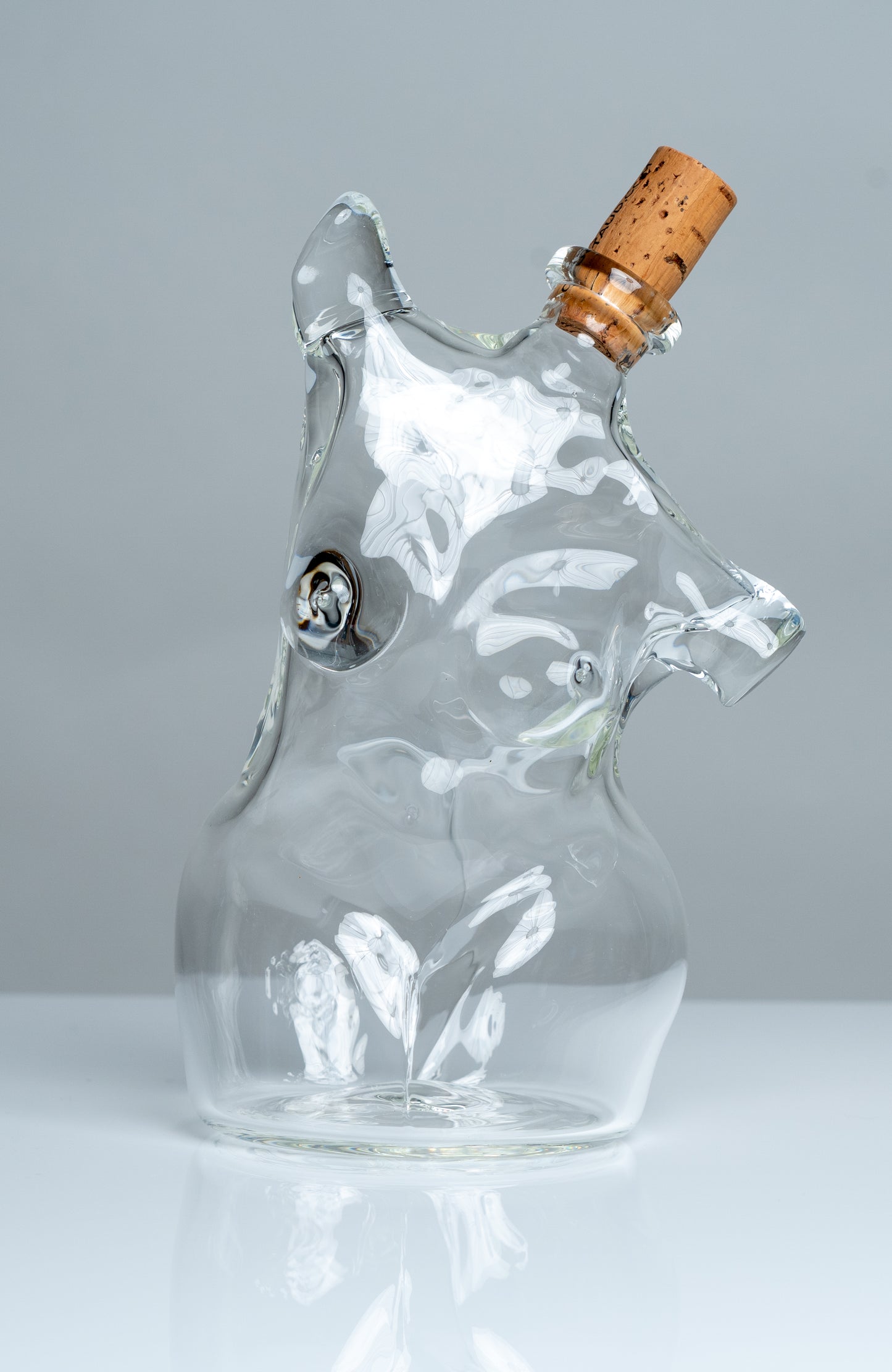 Large "Fertility Goddess" Wine Decanter