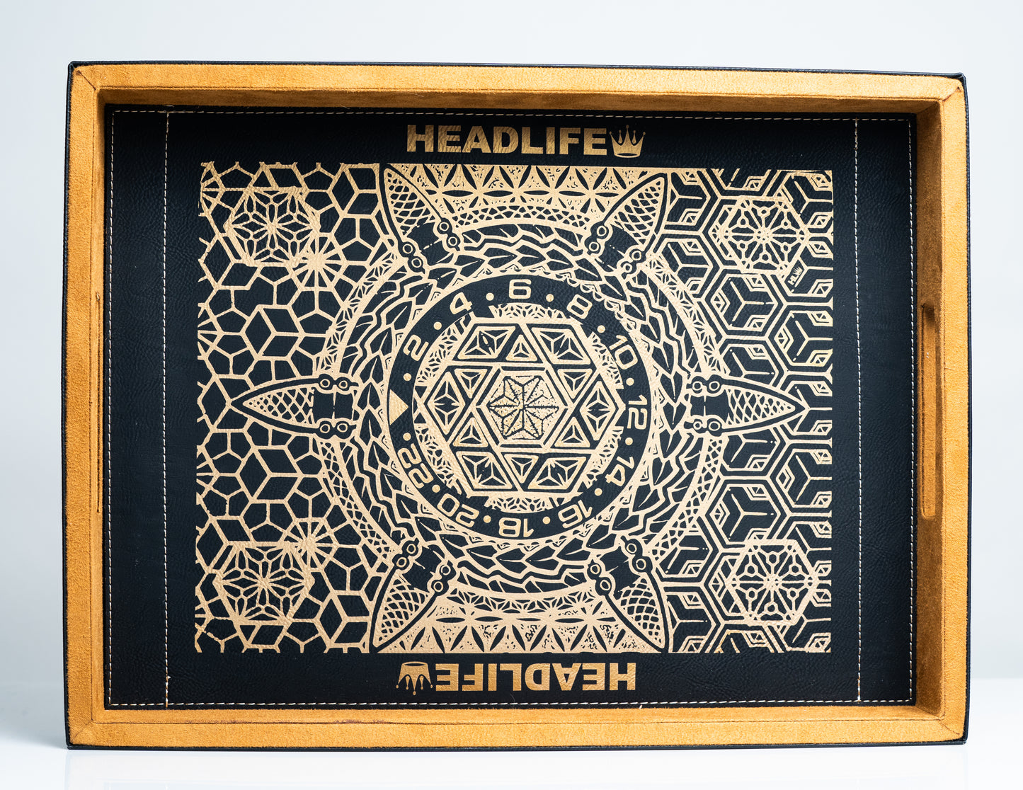 Headlife "GMT" Serving Tray, Featuring Artwork by Dennis K. Wade