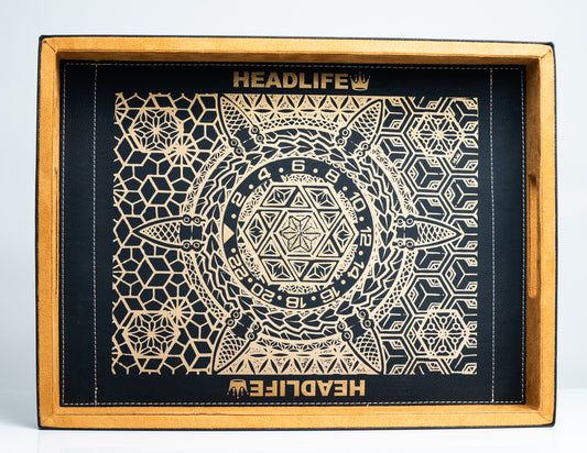 Headlife "GMT" Serving Tray, Featuring Artwork by Dennis K. Wade
