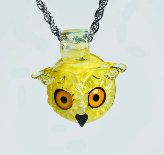Glass Owl Pendant 1