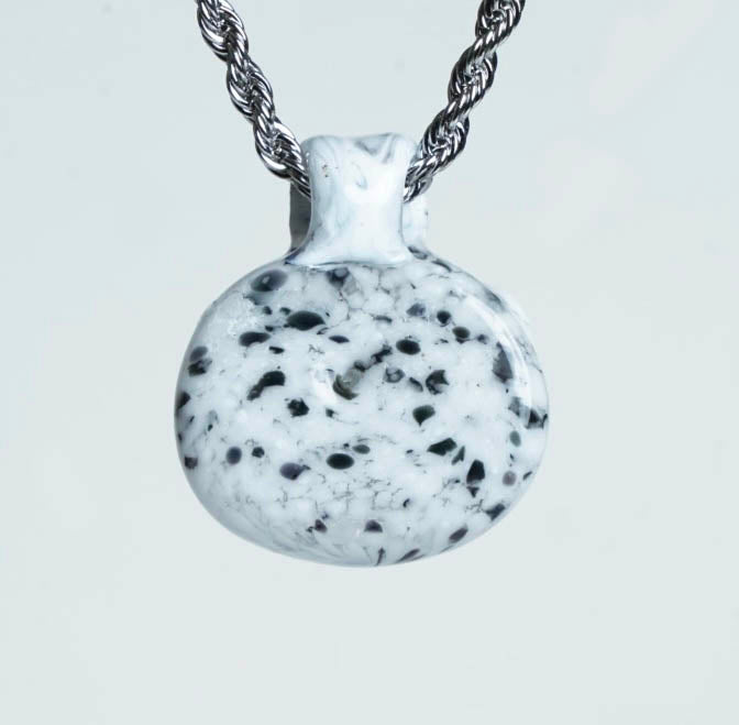 Owl Pendant in White