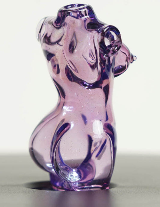 Female Torso Pendant Purple